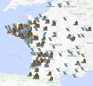 Nombres de panneau solaire ou poêle bouilleur implanté en France